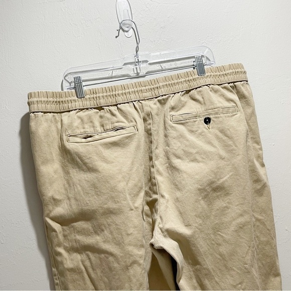 ORIGINAL USE Men’s Stretch Cotton Poplin Joggers Pants Pull On Elastic Waist XL - Picture 4 of 7
